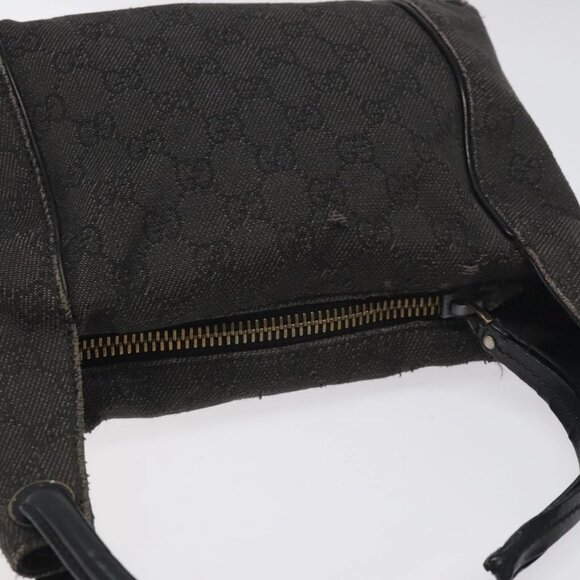 GUCCI GG Canvas Shoulder Bag Black 101333 Auth bs27332 - Picture 7 of 16